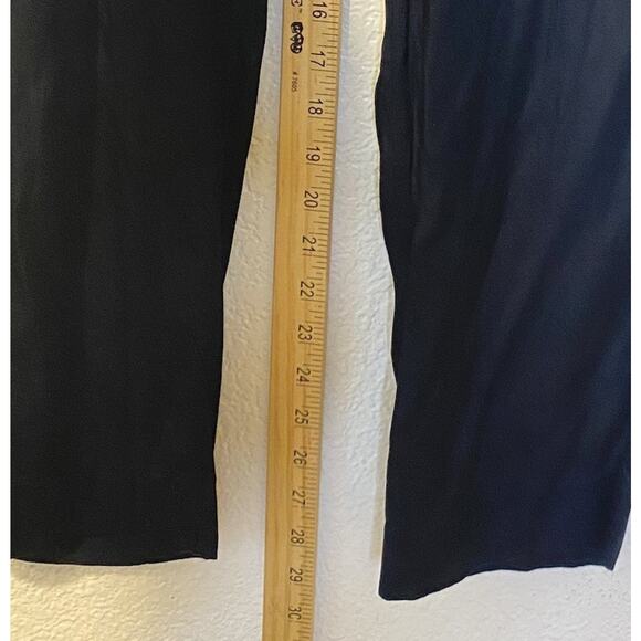 Gap Relaxed Satin Drapey Tapered Trousers Size 4 Tall 4T - Picture 11 of 11